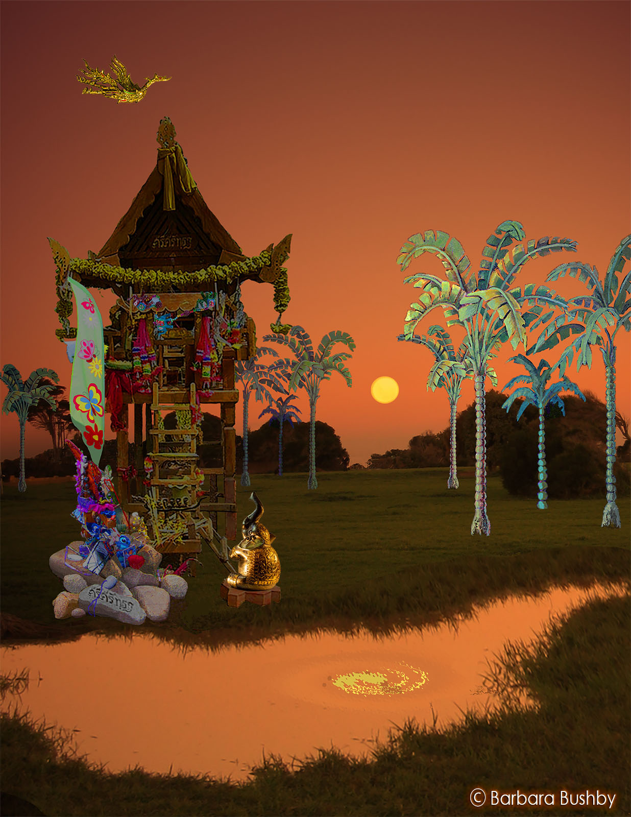 Laotian Spirit House